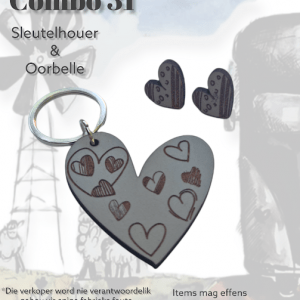 Keyring & Earring Combo