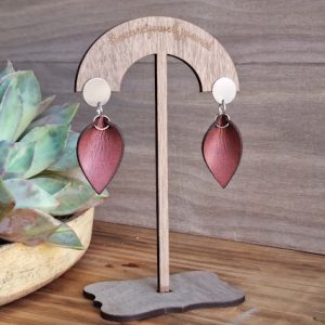 Leather Earrings 6 (Stand not included)