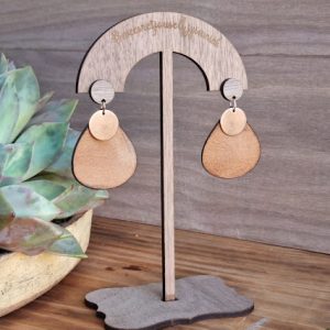 Leather Earrings 7 (Stand not included)