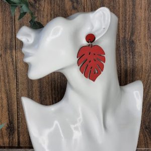 Simple Leaves Hanging Earrings