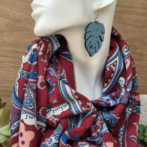 Scarf and Earring Combo
