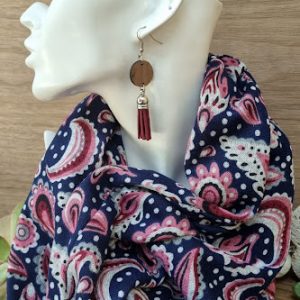 Scarf and Earring Combo