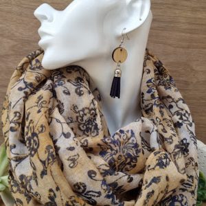 Scarf and Earring Combo