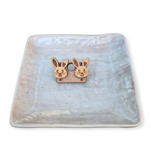 Rabbit Studded Earrings