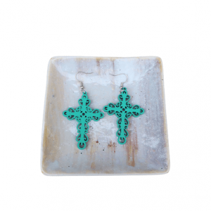 Cross Hanging Earring