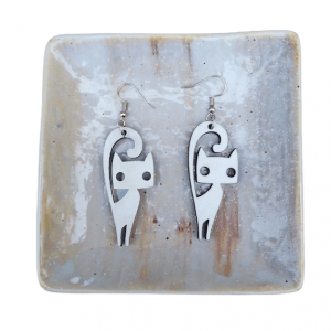 Cat Hanging Earrings