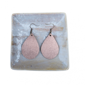 Rose Gold Raindrop Earrings