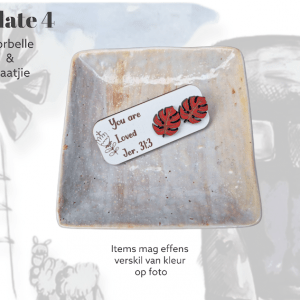 Verse Gift Plate    Leaves