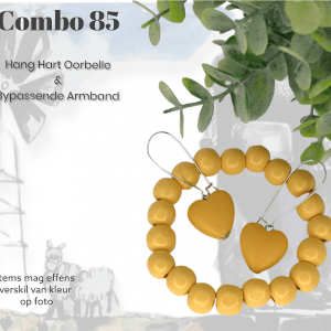 Beaded Bracelet and Earring Combo